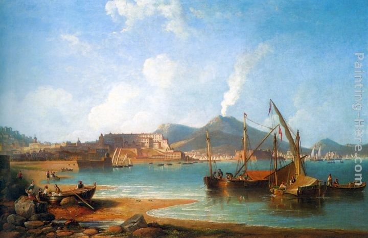 James Wilson Carmichael The Bay of Naples